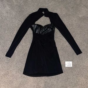 Black asos dresss, size 0